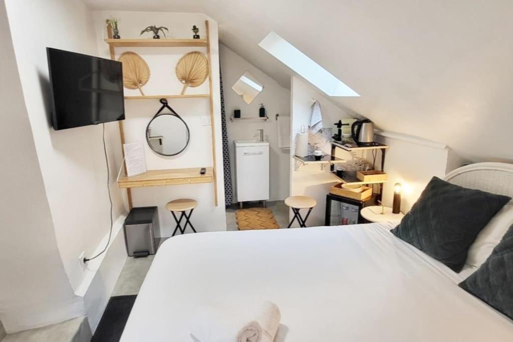 Chambre - Bed & Breakfast - Plage 50M - Residence Saint-Malo Buitenkant foto
